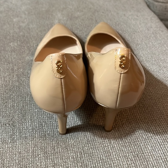Cole Haan Grand.Os Nude Leather Heels - Picture 8 of 12